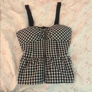 gingham top